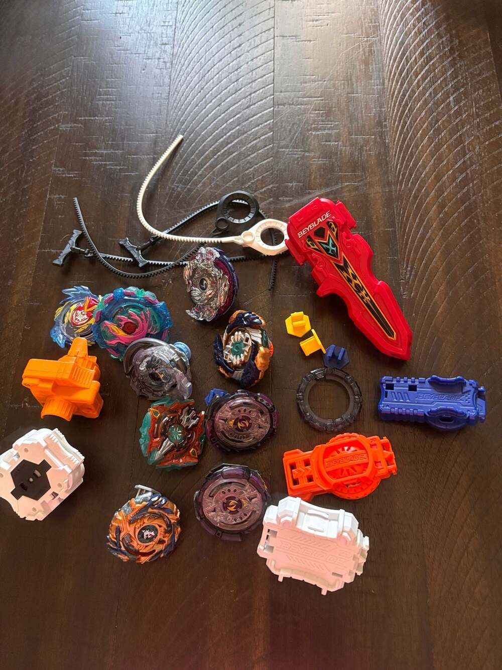 Beyblade Burst Lot of Tops and Launchers